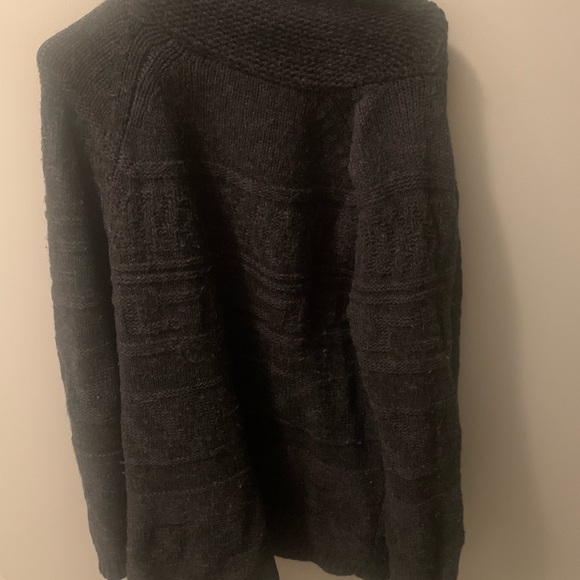 Dark grey wool aritzia cardigan - Picture 4 of 7